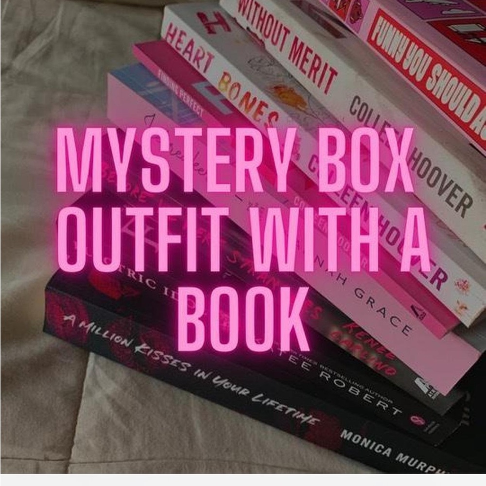 Mystery Box outfit with a book